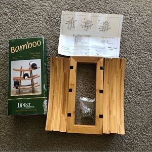 9 bottle Lipper Bamboo Wine Rack